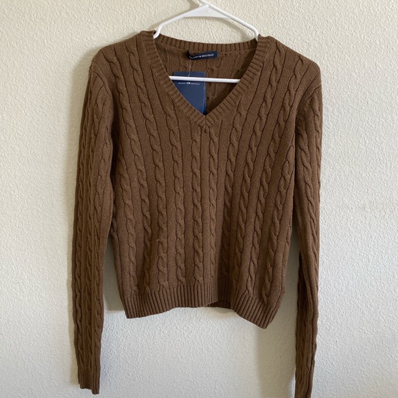 brandy melville brown sweater